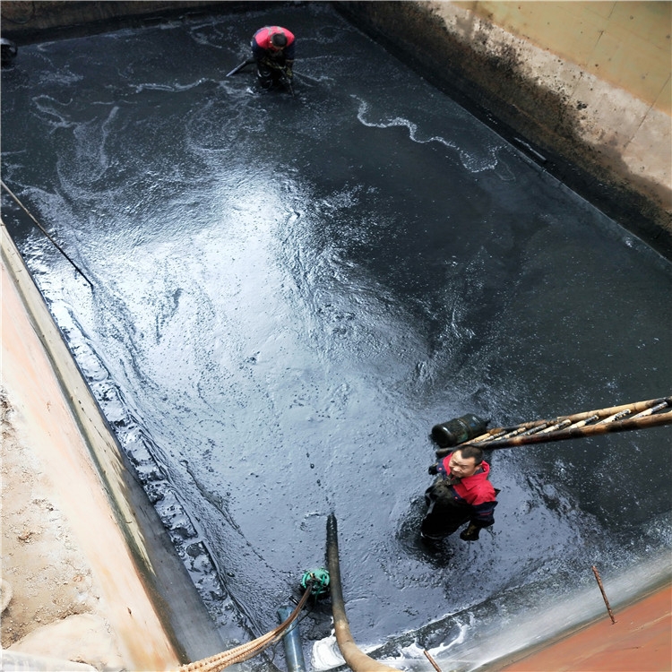 历城废水池清理